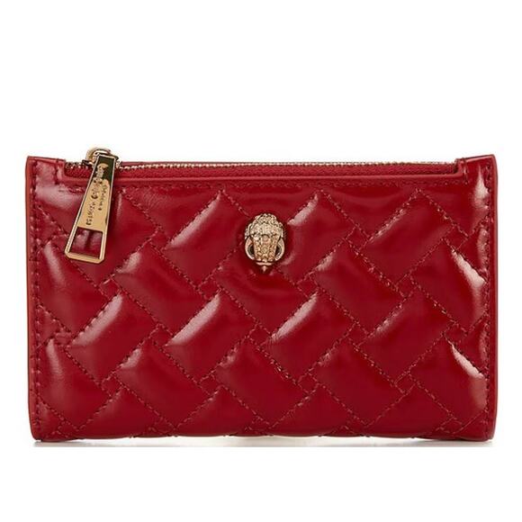 Kurt Geiger red bifold leather wallet - Picture 1 of 3